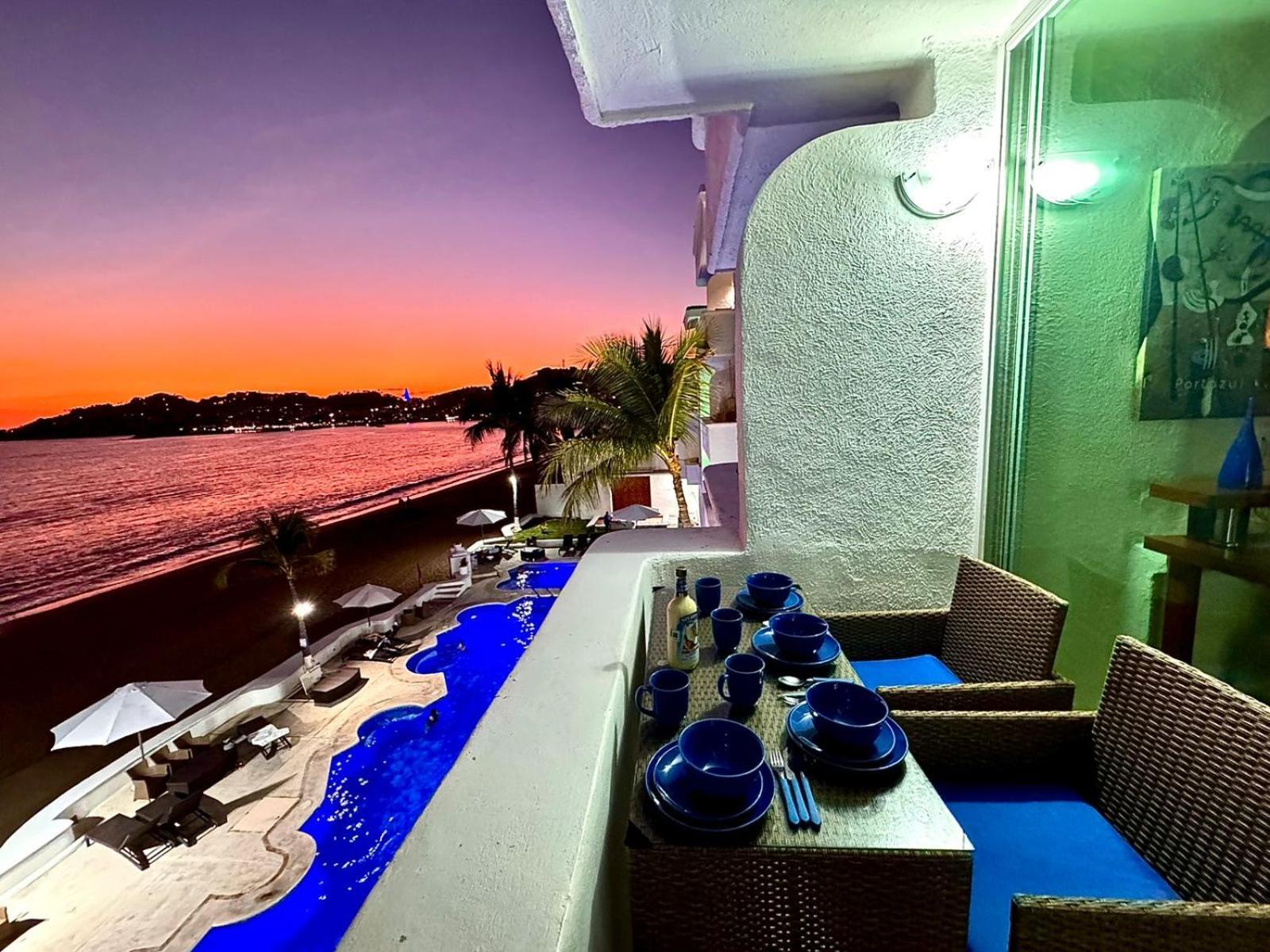 Espectacular Apto a pie de Playa con vista al mar Manzanillo Exterior foto
