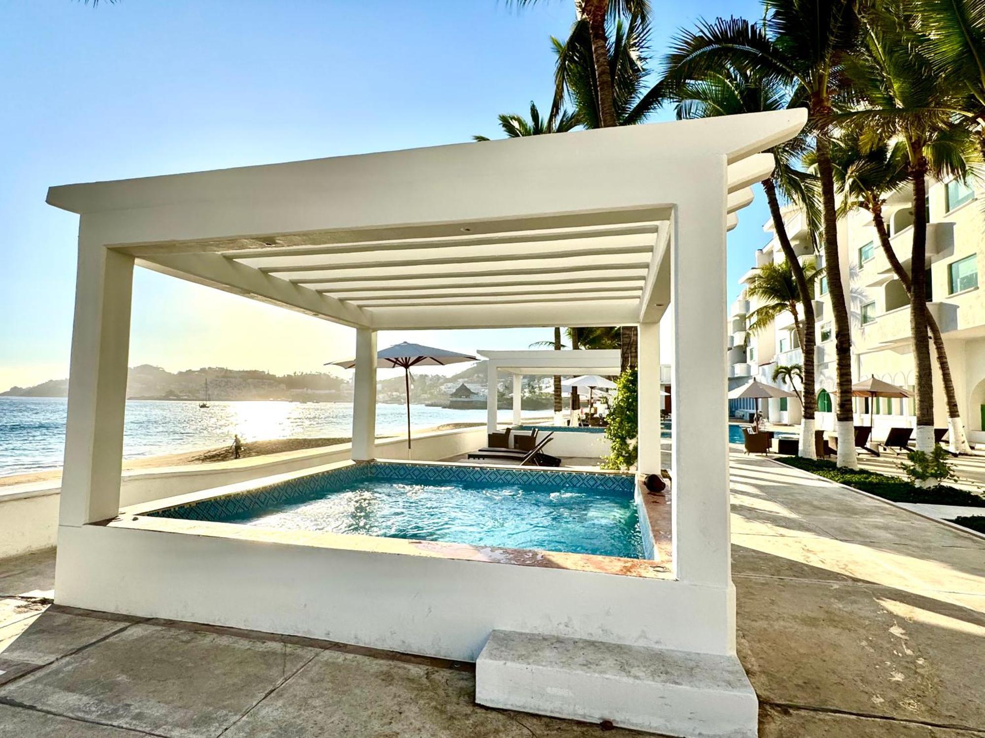 Espectacular Apto a pie de Playa con vista al mar Manzanillo Exterior foto